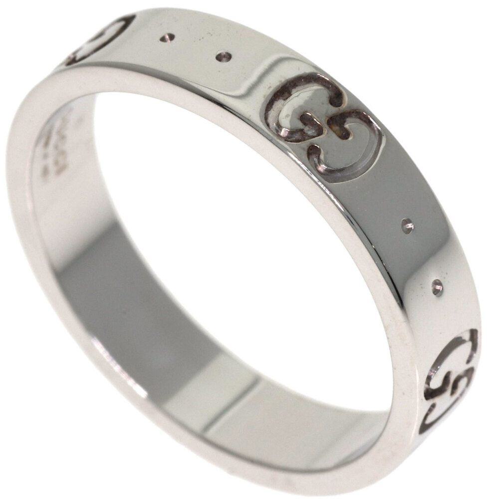 Gucci Icon #9 Ring, 18K White Gold, Women's GUCCI